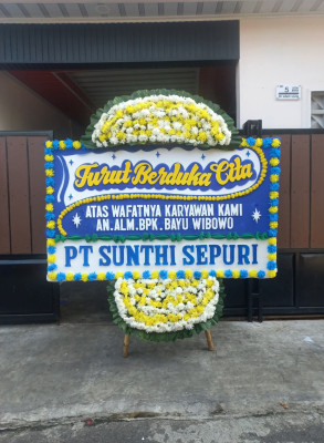 Papan Bunga Duka di Waeapo